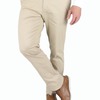 Pantalón Color Caki Estilo Chino De Algodón Para Caballero